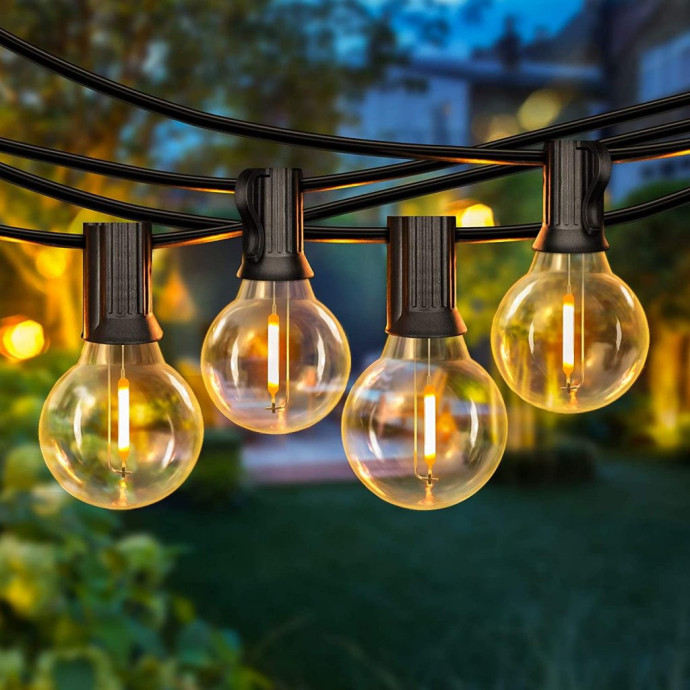Āra virtene (LED lampiņas) 150 m Elegance