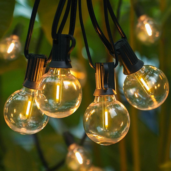 Āra virtene ar saules baterijām (LED) Elegance