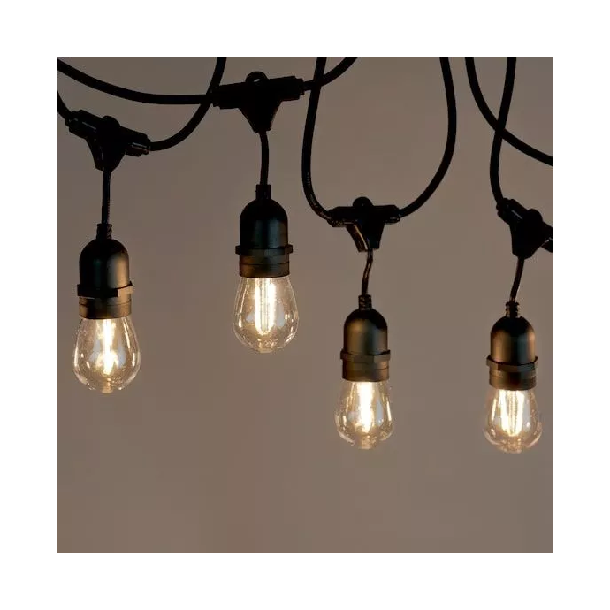 Āra virtene ar saules baterijām (LED) Drop