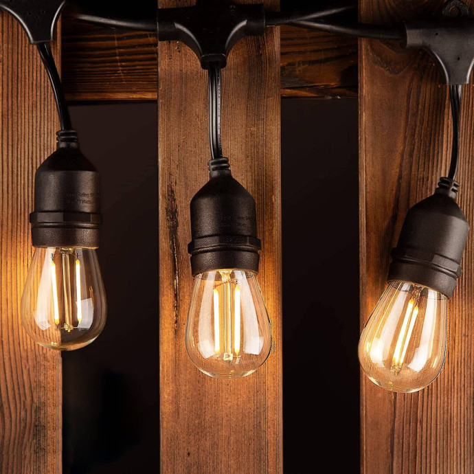 Āra virtene ar saules baterijām (LED) Drop