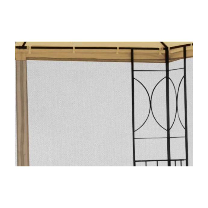 Dārza nojume Zeltpro Classic 300x300 krēmkrāsas