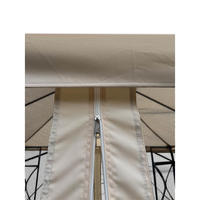 Dārza nojume Zeltpro Classic 300x300 krēmkrāsas