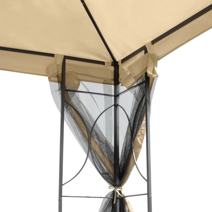 Dārza nojume Zeltpro Classic 300x300 krēmkrāsas
