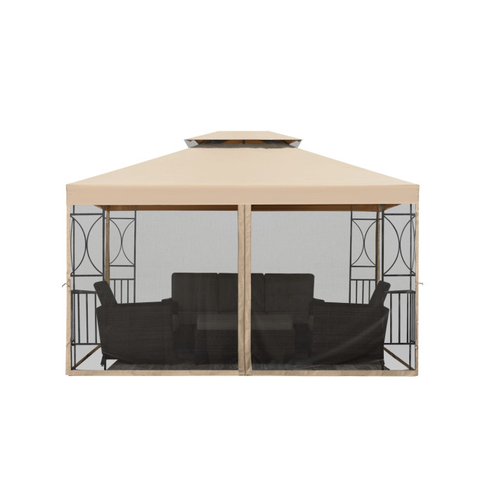 Dārza nojume Zeltpro Classic 300x400 brūna