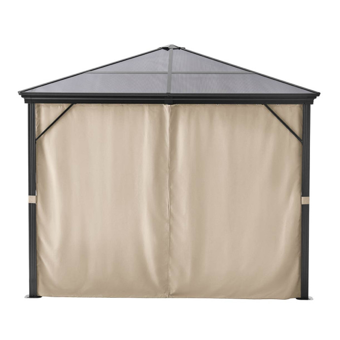 Dārza nojume Zeltpro Deluxe 300x300 krēmkrāsas
