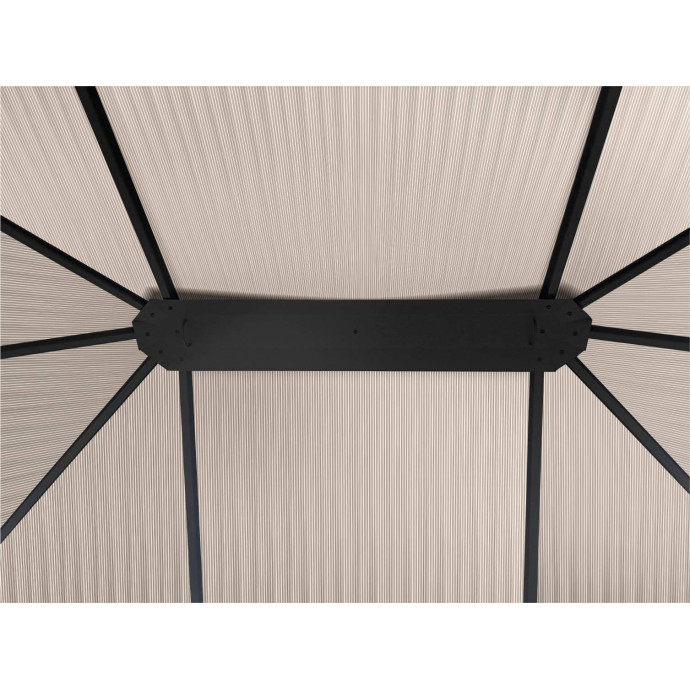 Dārza nojume Zeltpro Deluxe 300x300 krēmkrāsas