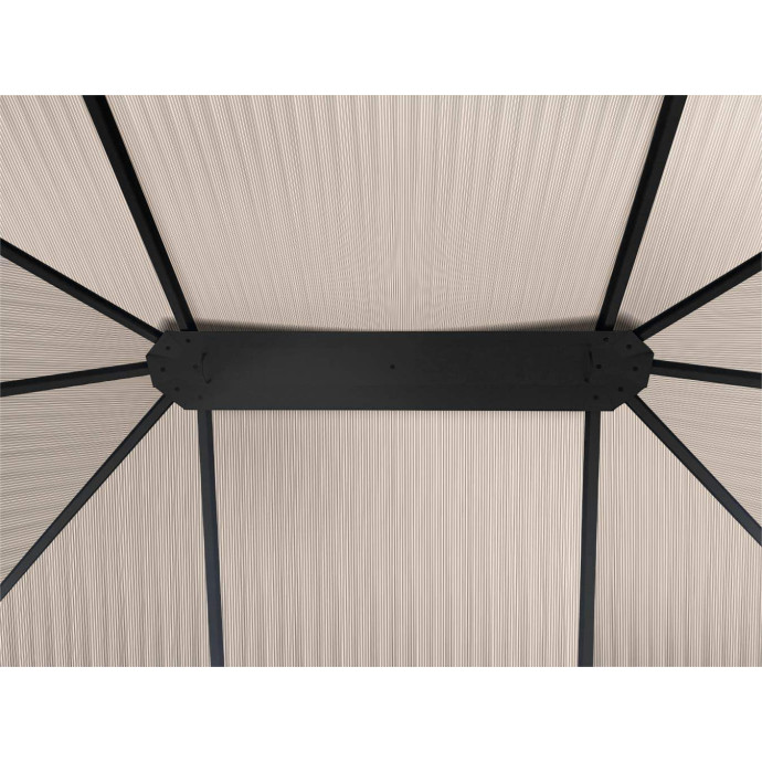 Dārza nojume Zeltpro Deluxe 300x300 pelēka
