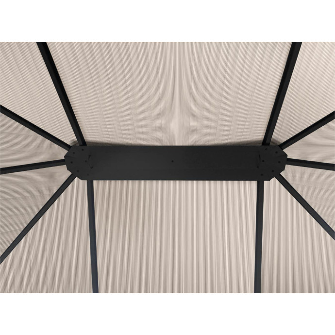 Dārza nojume Zeltpro Deluxe 300x400 pelēka