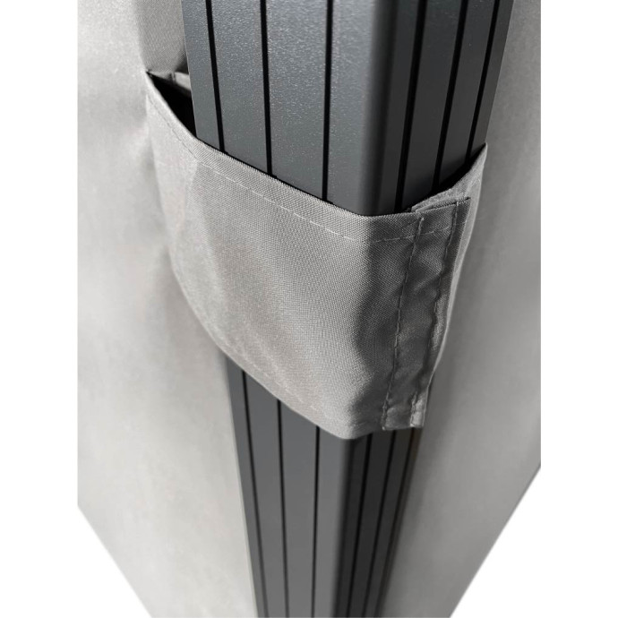 Dārza nojume Zeltpro Deluxe 300x400 pelēka