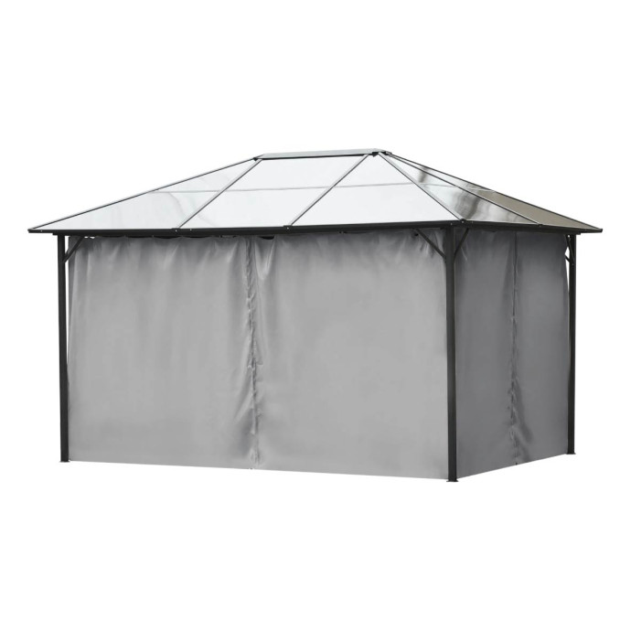 Dārza nojume Zeltpro Deluxe 300x400 pelēka