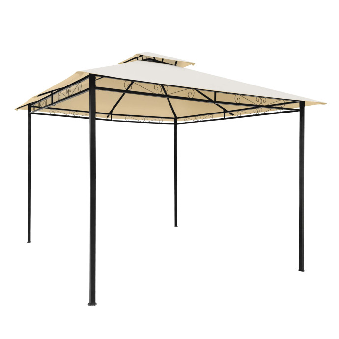 Dārza nojume Zeltpro Prime 300x300 krēmkrāsas