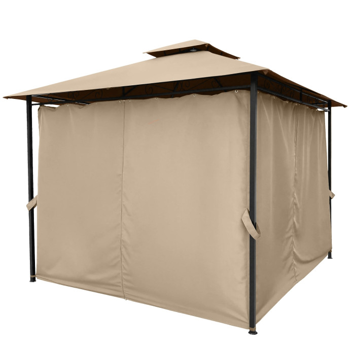 Dārza nojume Zeltpro Prime 300x300 brūna