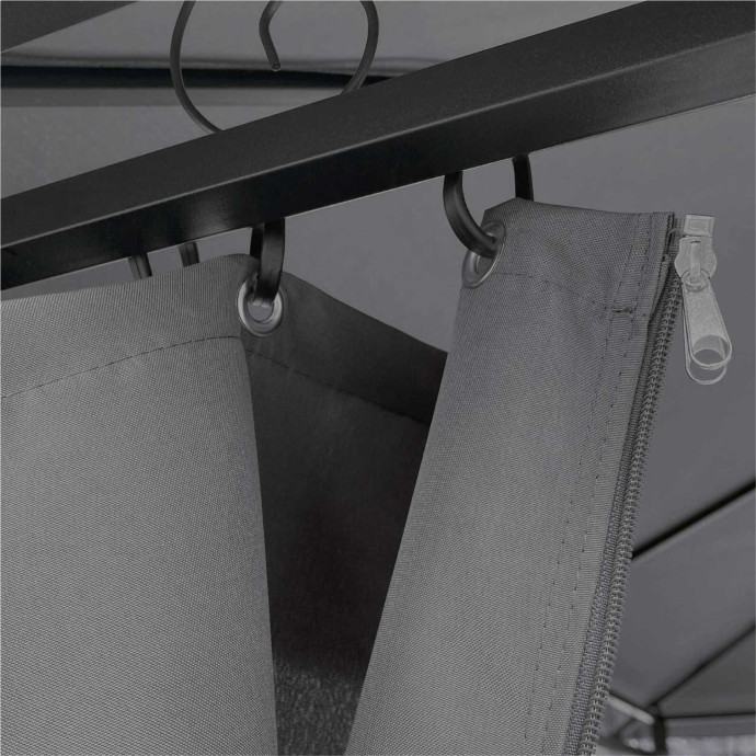 Dārza nojume Zeltpro Classic 300x400 pelēka