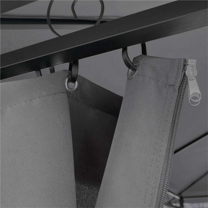 Dārza nojume Zeltpro Prime 300x400 pelēka