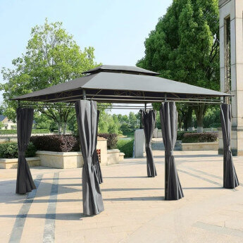 Dārza nojume Zeltpro Prime 300x400 pelēka