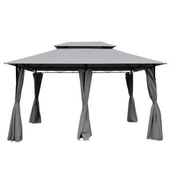 Dārza nojume Zeltpro Prime 300x400 pelēka