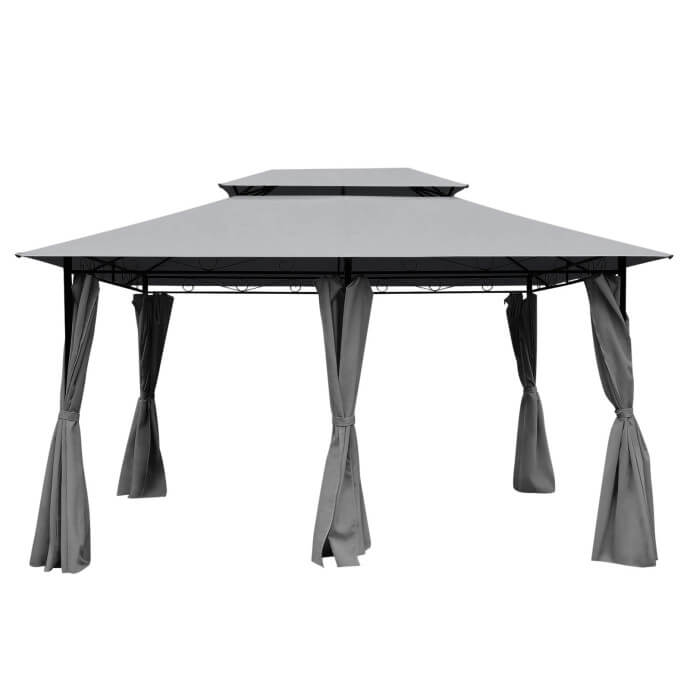 Dārza nojume Zeltpro Prime 300x400 pelēka