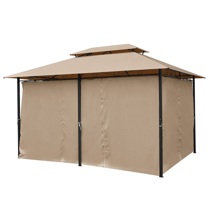 Dārza nojume Zeltpro Prime 300x400 brūna