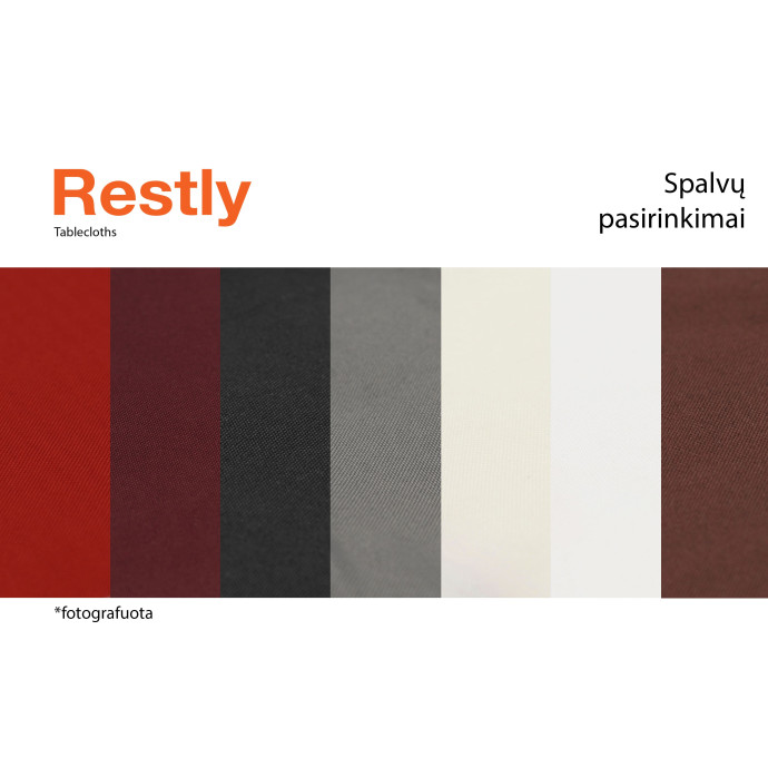 Traipu izturīgs taisnstūra galdauts Restly Balts 310x220