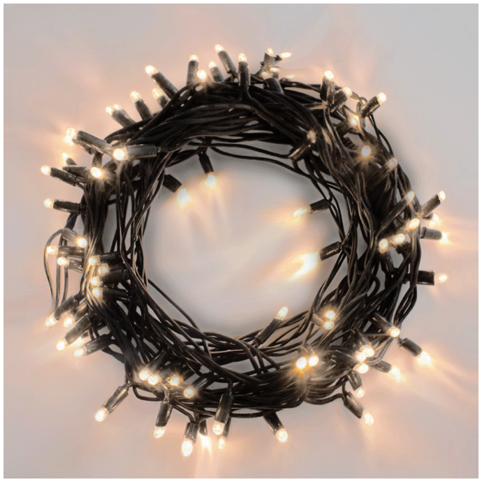 Āra un iekštelpu virtene (LED gaismas) 20 m PROLED melna