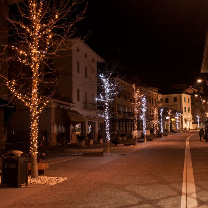 Āra un iekštelpu virtene (LED gaismas) 20 m PROLED melna