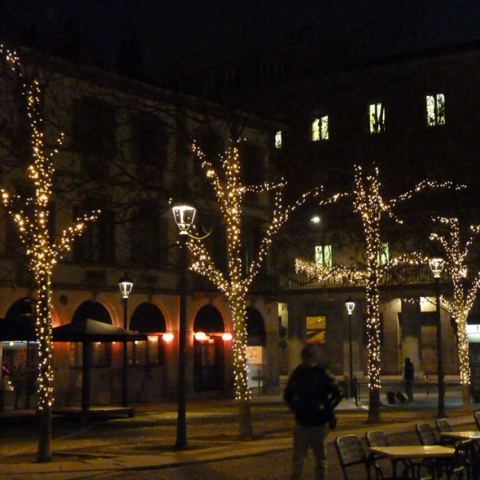 Āra un iekštelpu virtene (LED gaismas) 20 m PROLED melna