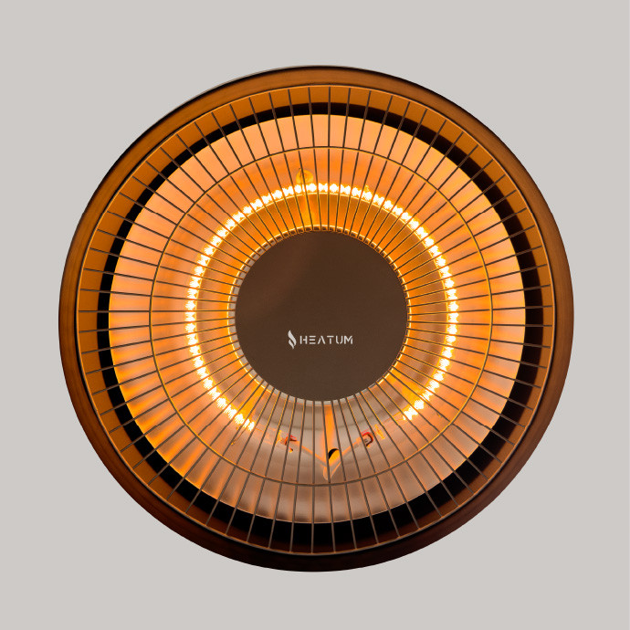Infrasarkanais sildītājs Heatum H1500 AURA