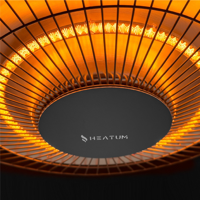 Infrasarkanais sildītājs Heatum H1500 AURA