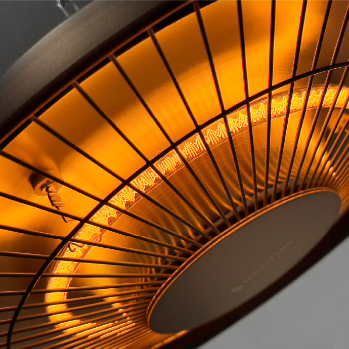Infrasarkanais sildītājs Heatum H1500 AURA