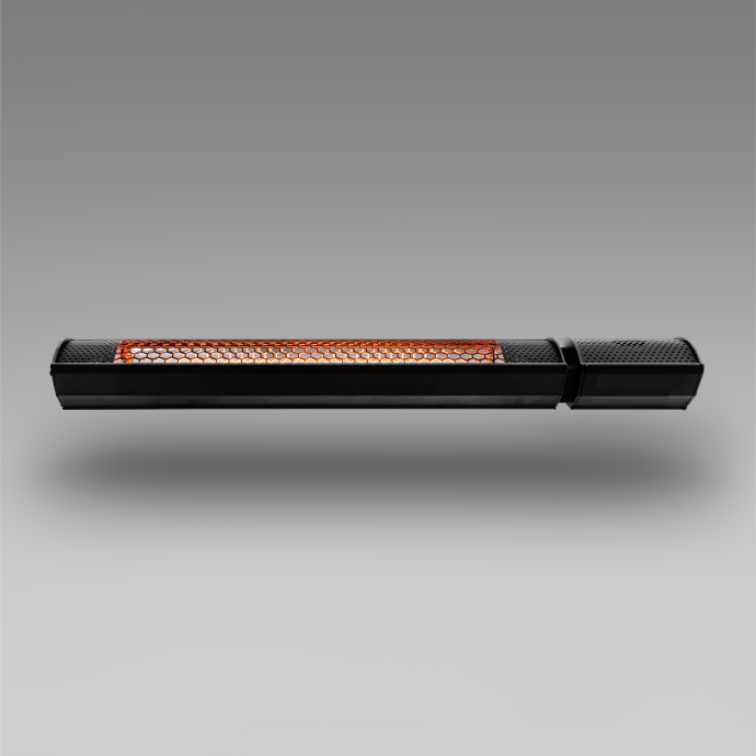 Infrasarkanais sildītājs Heatum H2000R URBAN Black