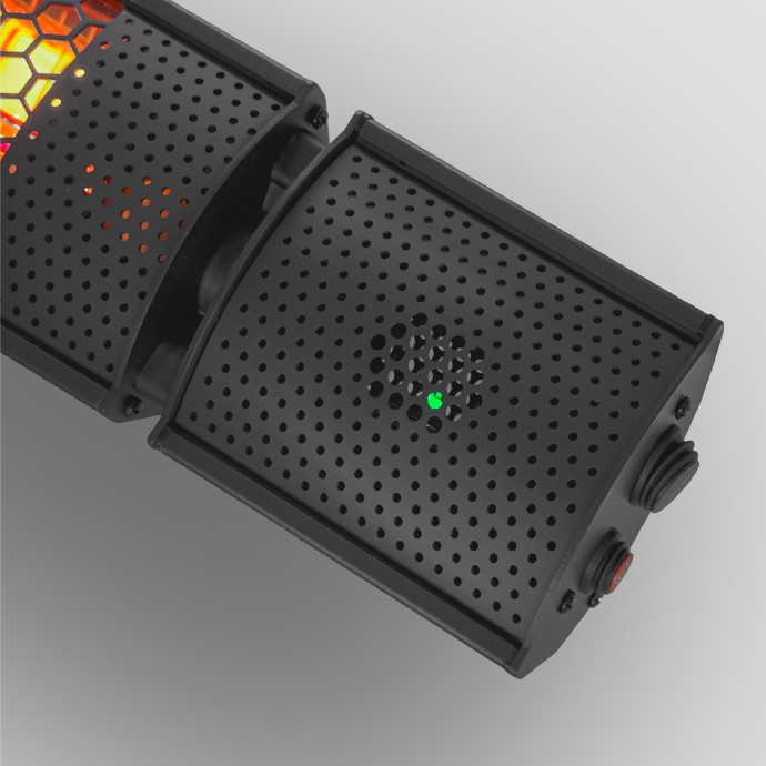 Infrasarkanais sildītājs Heatum H2000R URBAN Black