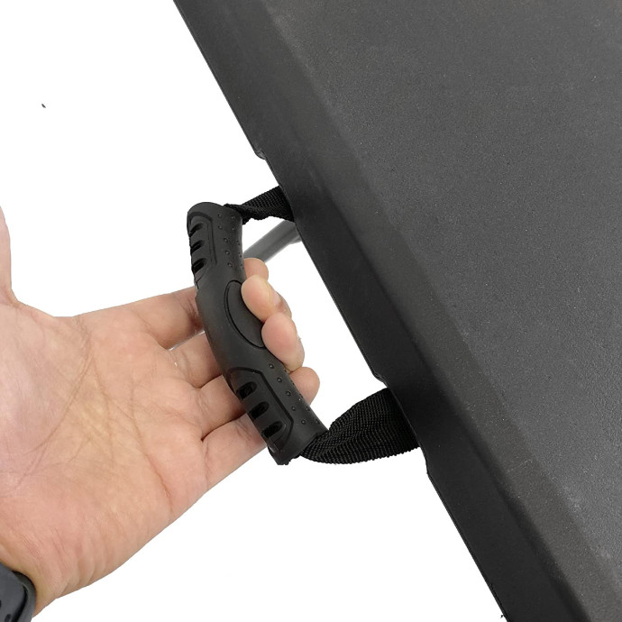 Saliekams galds 150 cm Melns