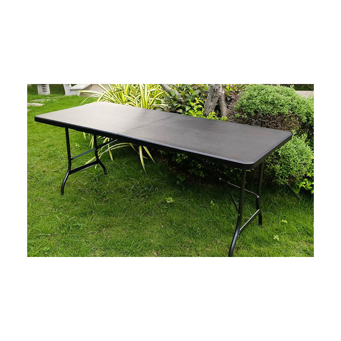 Saliekams galds 150 cm Melns