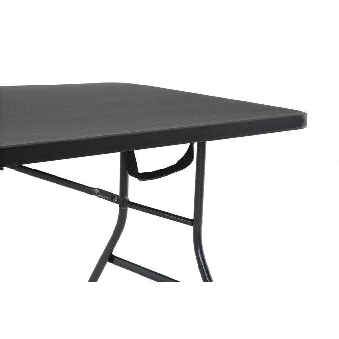 Saliekams galds 150 cm Melns