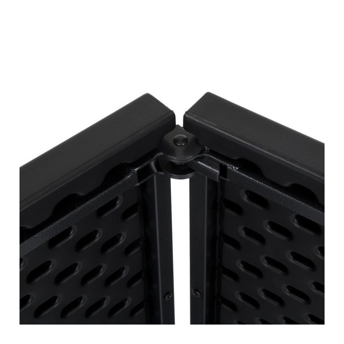 Saliekams galds 150 cm Melns