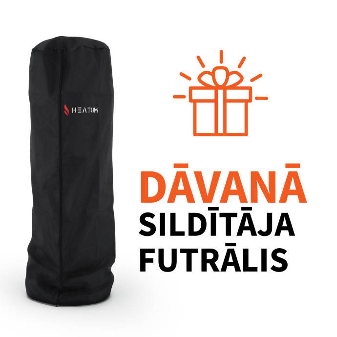 Gāzes sildītājs Heatum Legacy ar gāzes balonu