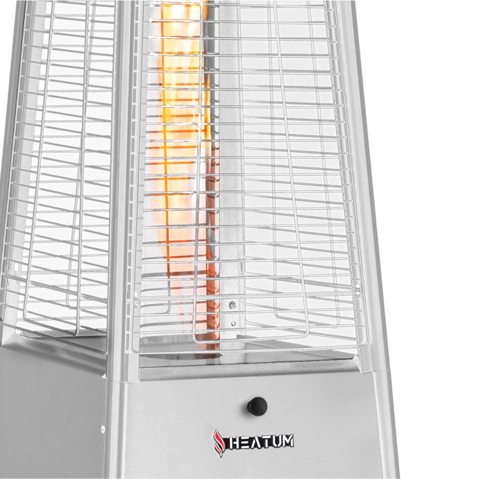Gāzes sildītājs piramīdas formā Heatum Athena ar gāzes balonu