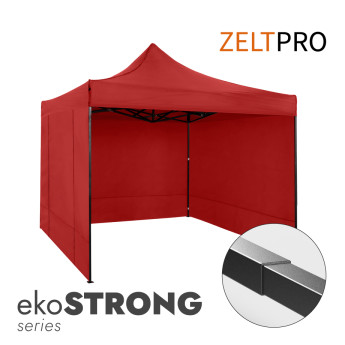 Tirdzniecības telts 2x2 Sarkana Zeltpro EKOSTRONG