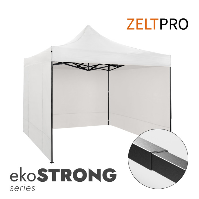 Tirdzniecības telts 2x2 Balta Zeltpro EKOSTRONG