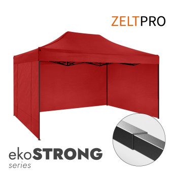 Tirdzniecības telts 3x2 Sarkana Zeltpro EKOSTRONG