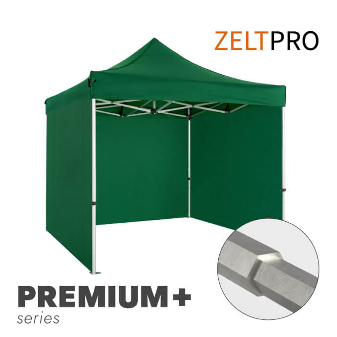Tirdzniecības telts 3x3 Zaļa Zeltpro PREMIUM +
