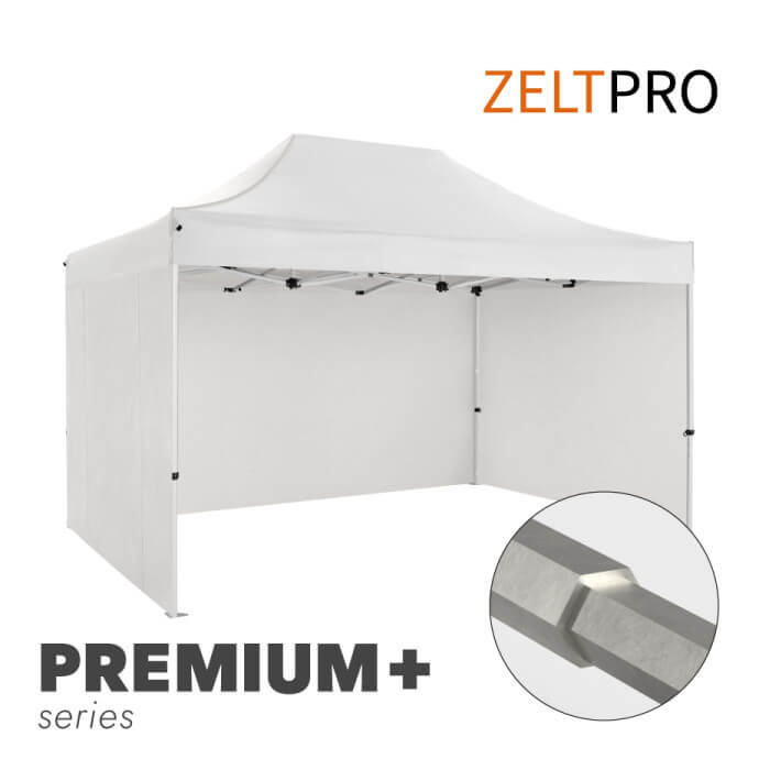 Tirdzniecības telts 3x4,5 Balta Zeltpro PREMIUM +