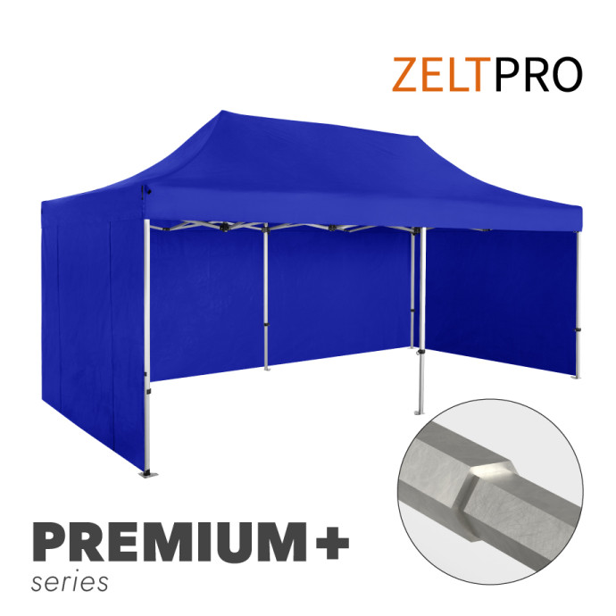 Tirdzniecības telts 3x6 Zila Zeltpro PREMIUM +