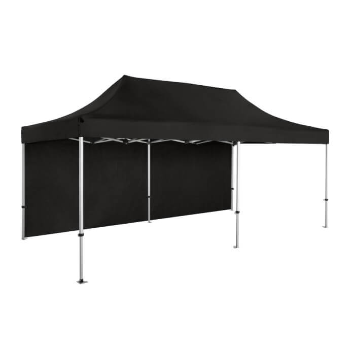 Tirdzniecības telts 3x6 Melna Zeltpro PREMIUM +