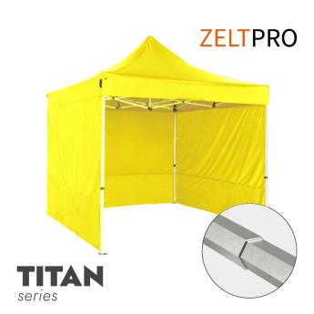 Tirdzniecības telts 3x3 Dzeltena Zeltpro TITAN