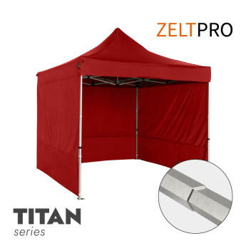 Tirdzniecības telts 3x3 Sarkana Zeltpro TITAN