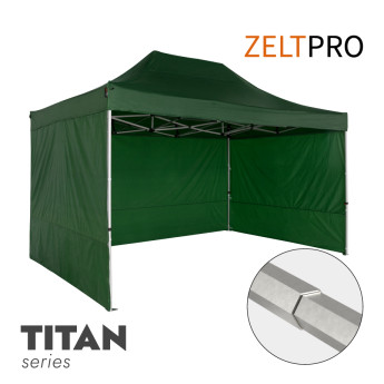 Tirdzniecības telts 3x4,5 Zaļa Zeltpro TITAN
