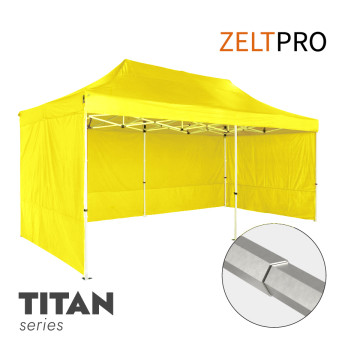 Tirdzniecības telts 3x6 Dzeltena Zeltpro TITAN