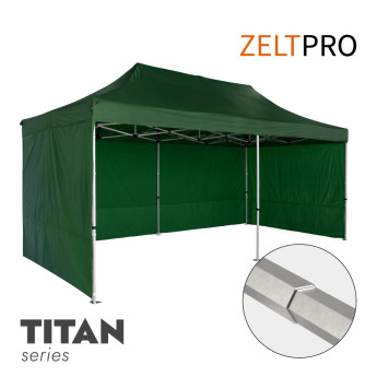 Tirdzniecības telts 3x6 Zaļa Zeltpro TITAN