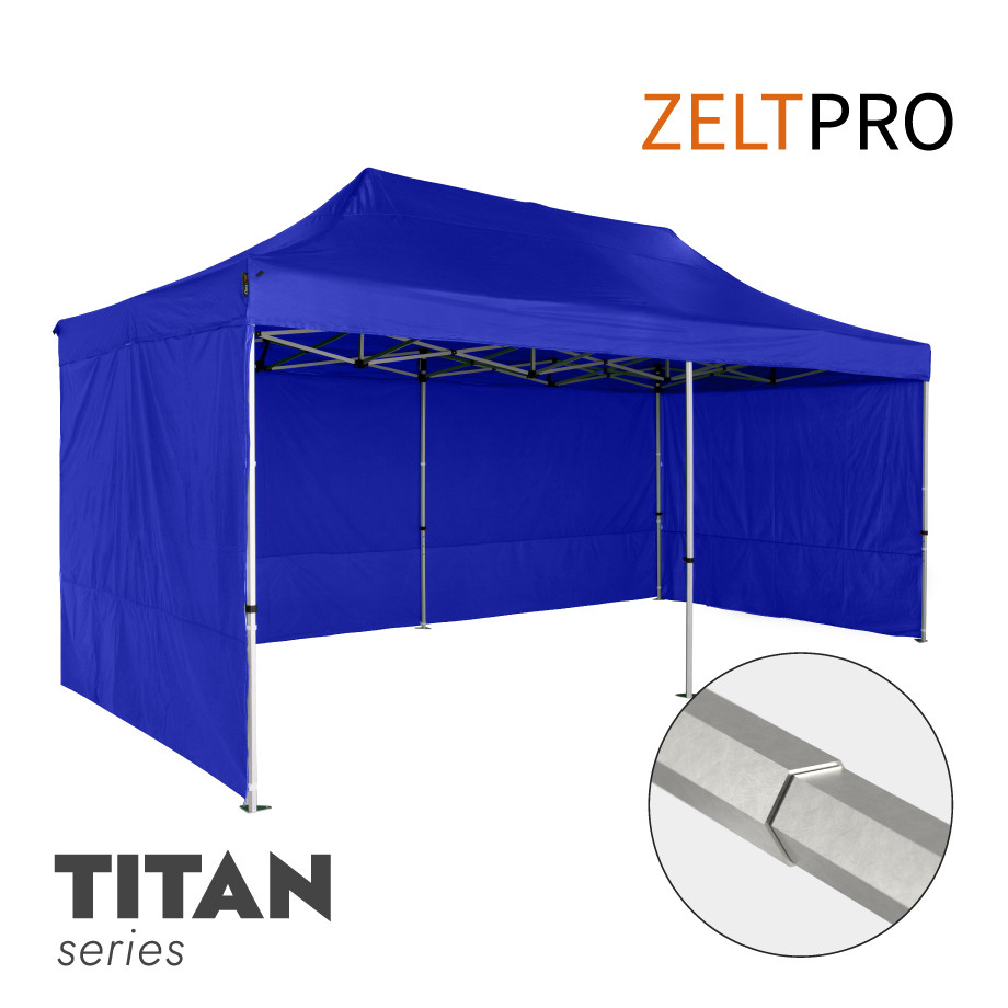 Tirdzniecības telts 3x6 Zila Zeltpro TITAN